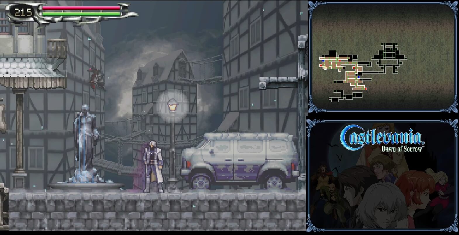 Castlevania Dawn of Sorrow - геймплей игры Nintendo DS